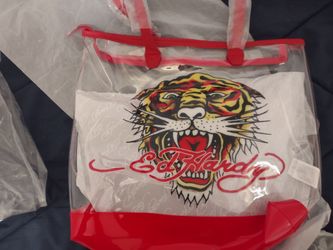 Rare Ed Hardy tiger purse tote brand new with tags