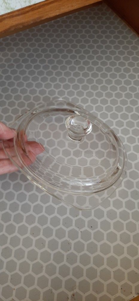 Vintage Corning 1 qt Sauce Maker Lid Only.