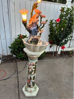 Large Goddess  Lamp Water Fountain