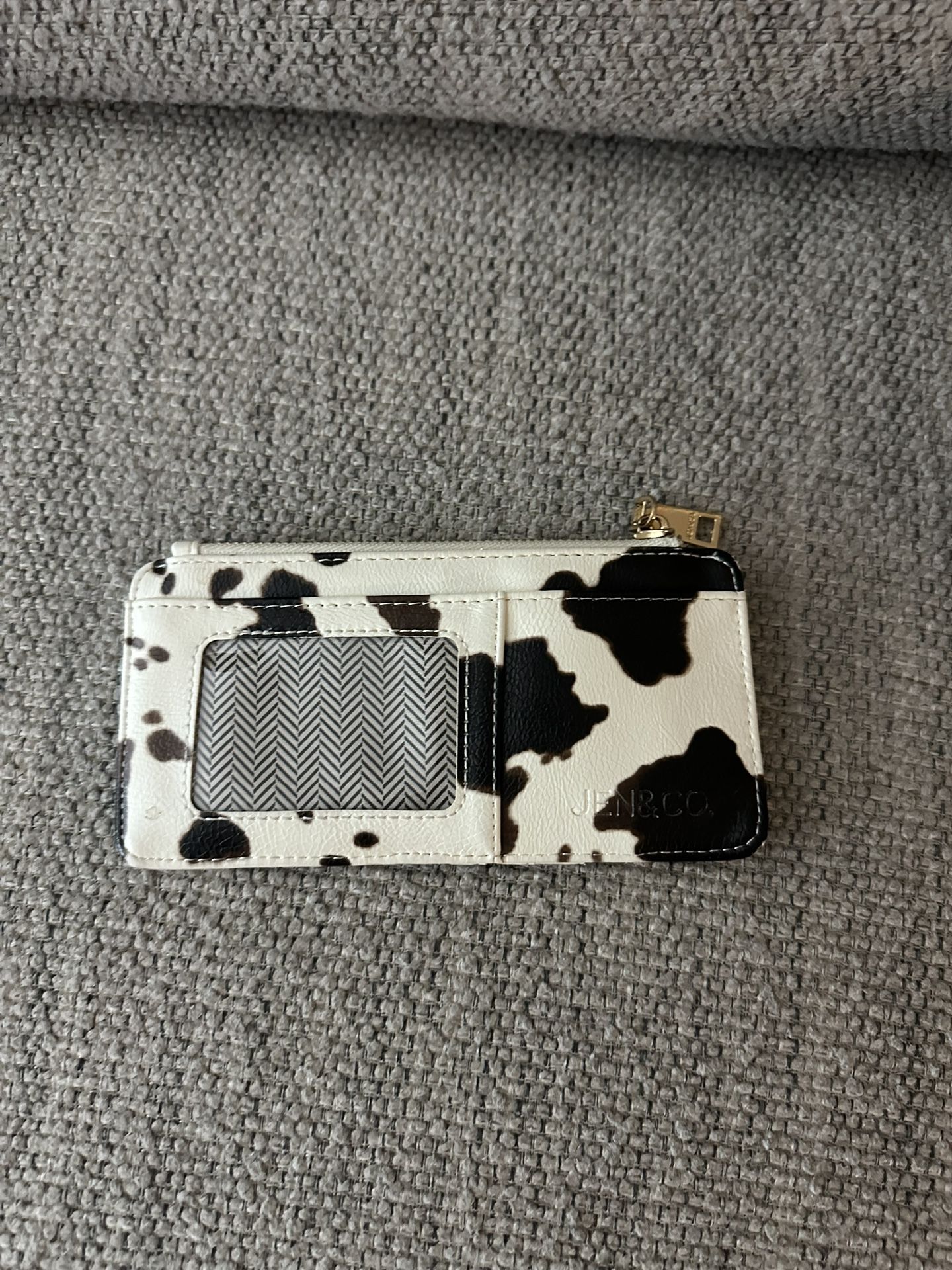 Cow Print Wallet