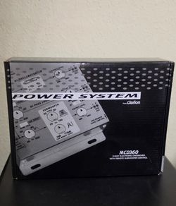 Clarion MCD360 3-Way Electronic Crossover w/ Remote Subwoofer Control