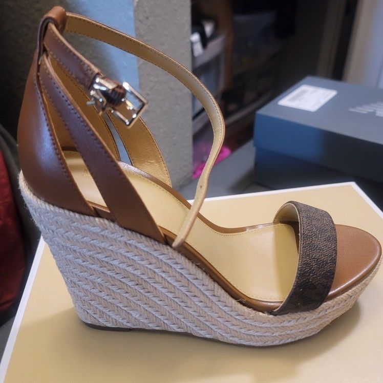 Michael Kors Logo Wedges