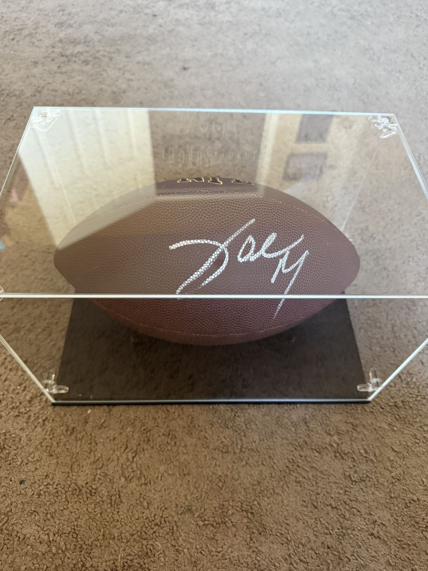 Joe Milton Autograph Football