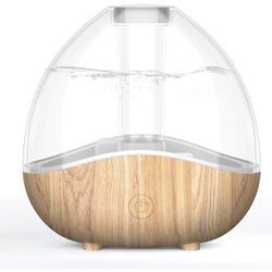 Ultrasonic Cool Mist Humidifier, Quiet Air Humidifiers for Bedroom, Desk Humidifiers Essential Oil Diffuser with Removable 1.5L Water Tank for Baby Nu