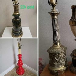 Vintage MCM Table Lamp Various Prices 