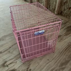 Pink Dog Crate