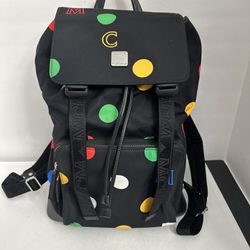 MCM Muchen Multi Polka Dot Backpack