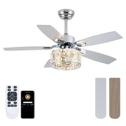 Esiovco 42in Caged Ceiling Fan