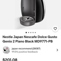 Nescafe Dolce Gusto 2 Genio