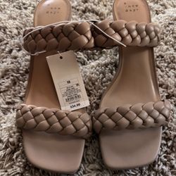 Brand New Nude Sandal Heels
