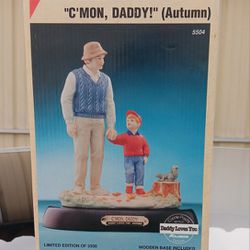 Flambro Connie Pracht Artist C'mon Daddy, Daddy Loves You Autumn Limited Edition
#0062 of 2500#