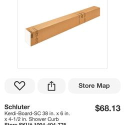 Schluter Kerdi-Board-SC 38 in x 6 in x 4-1/2 in Shower Curb