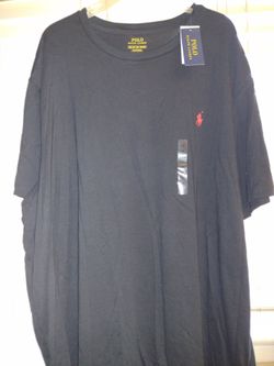 Polo Ralph Lauren Black Crew Neck T-Shirt 2X
