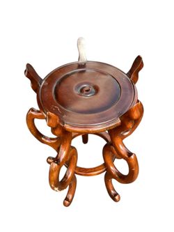 Chinese Sculptural Wooden Plant Stand