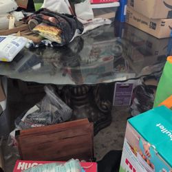 Glass Table Very Nice 