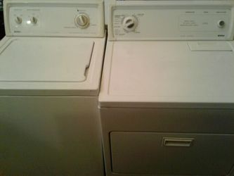 Kenmore washer and electric 2