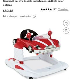 Combi Red Car Baby Jumper Walker for Sale in San Fernando CA OfferUp