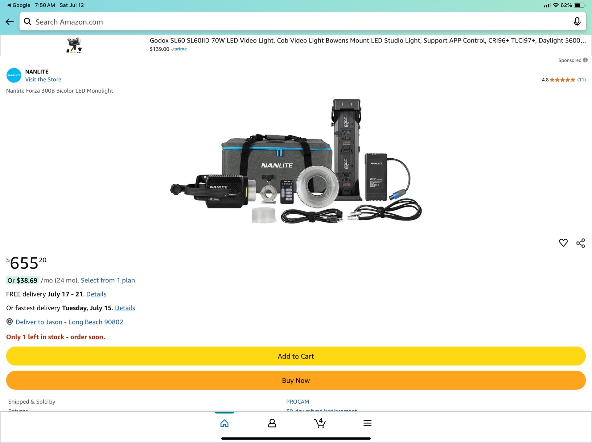 Nanlite Forza 300 B