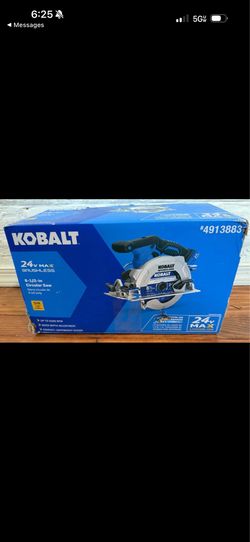 Kobalt 24V Max Brushless Cordless 6-1/2" Circular Saw Tool ONLY | KCS124B-03