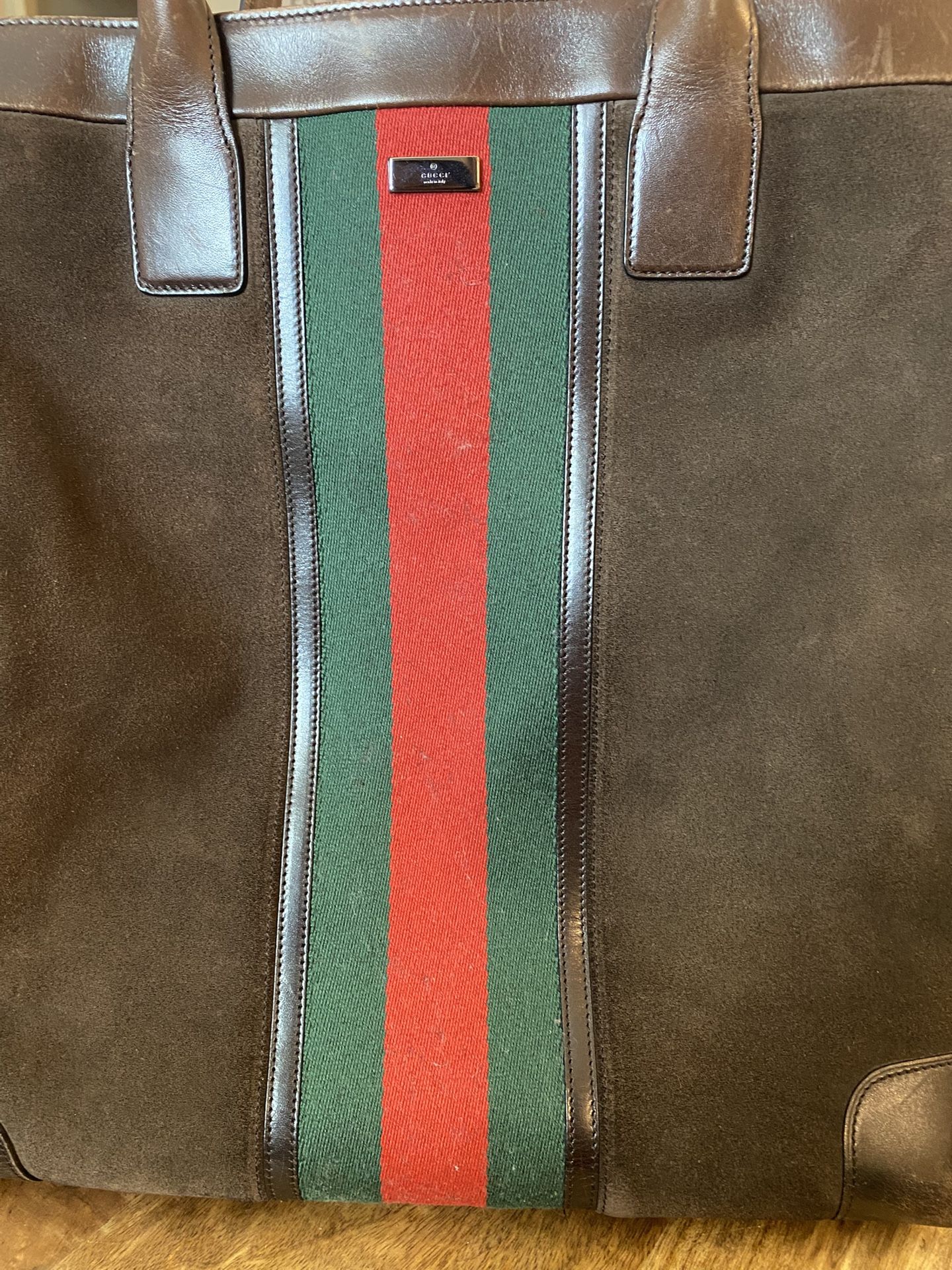 Women’s Brown Suede, Gucci Handbag