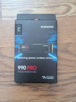 NEW Samsung 990 PRO SSD 2TB NVMe M.2 PCIe Gen4 M.2 2280