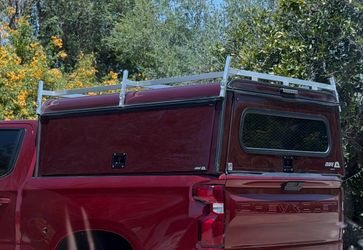 2012 Chevy 5.8 ft bed Camper Shell