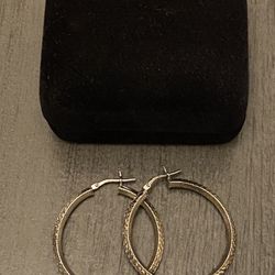 Silver Hoop Earrings