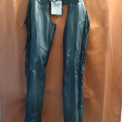 New Leather Harley-Davidson Fringe Chaps 