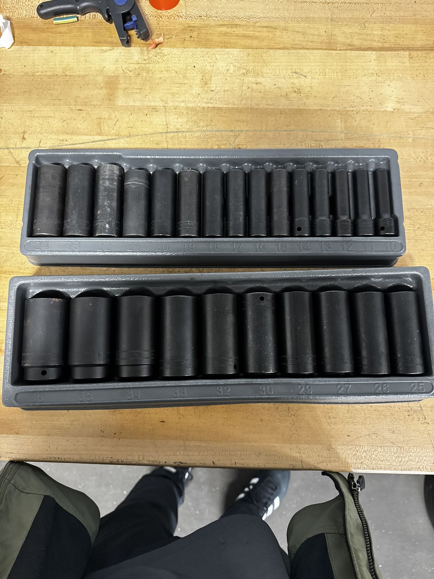 Snap-on 1/2 Impact Deep Socket 10mm-36mm