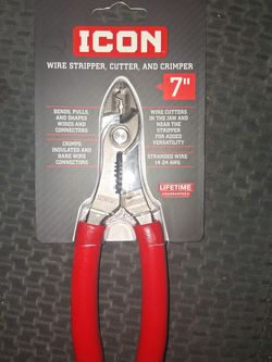 ICON  wire stripper, cutting and crimper