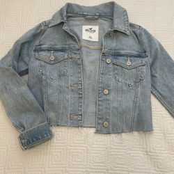 Hollister Cropped Jean Jacket