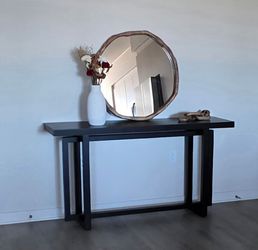 Modern Black Entryway Table