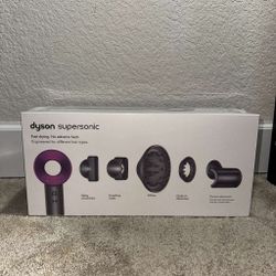 Brand New Dyson SuperSonic Hair Dryer  Elegant Iron Fuchsia
.
