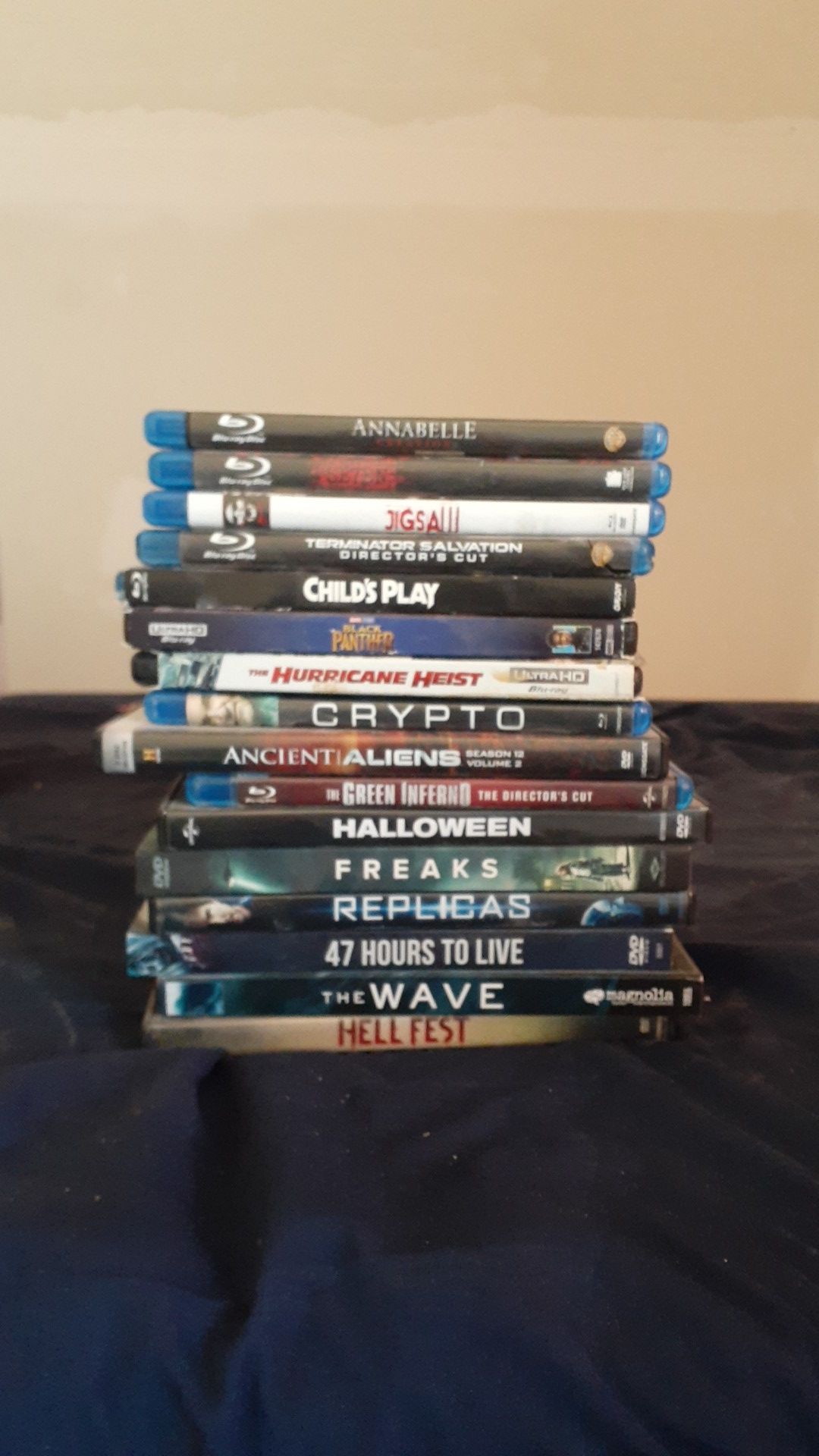 DVD blu ray 4k movies
