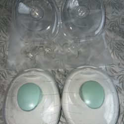 Used Willow Go hands-free breast pump and Momigo pump backpack