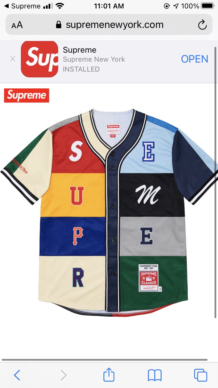 Supreme Mitchell & Ness Jersey Collectors Item
