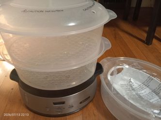 BELLA 9.5-QT Triple Tier Digital Food Steamer