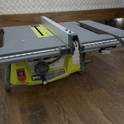 15 Amp 10 in. Compact Portable Corded Jobsite Table Saw