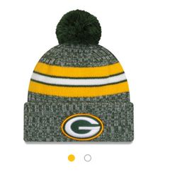 Brand New Officially Licensed Merchandise Green Bay Packers Sideline Sport Knit Hat 
