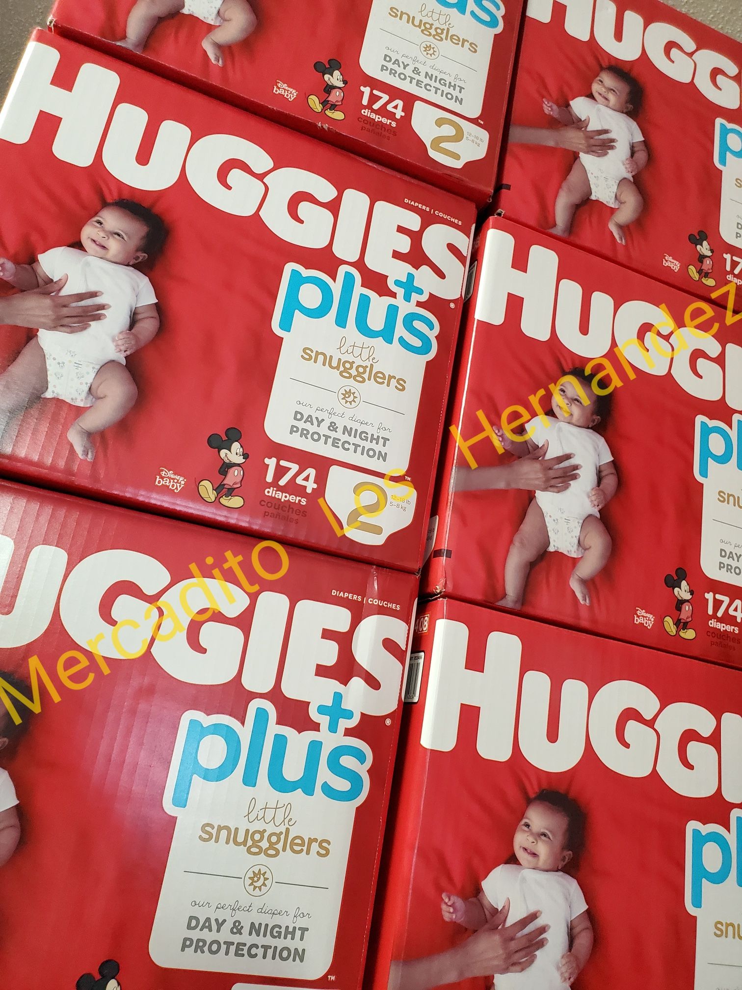 Huggies Little Snugglers Size 2 - 174 Diapers Pañales/ Firm price