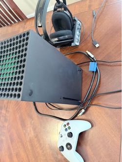 Xbox Series X and Astro A50 headset