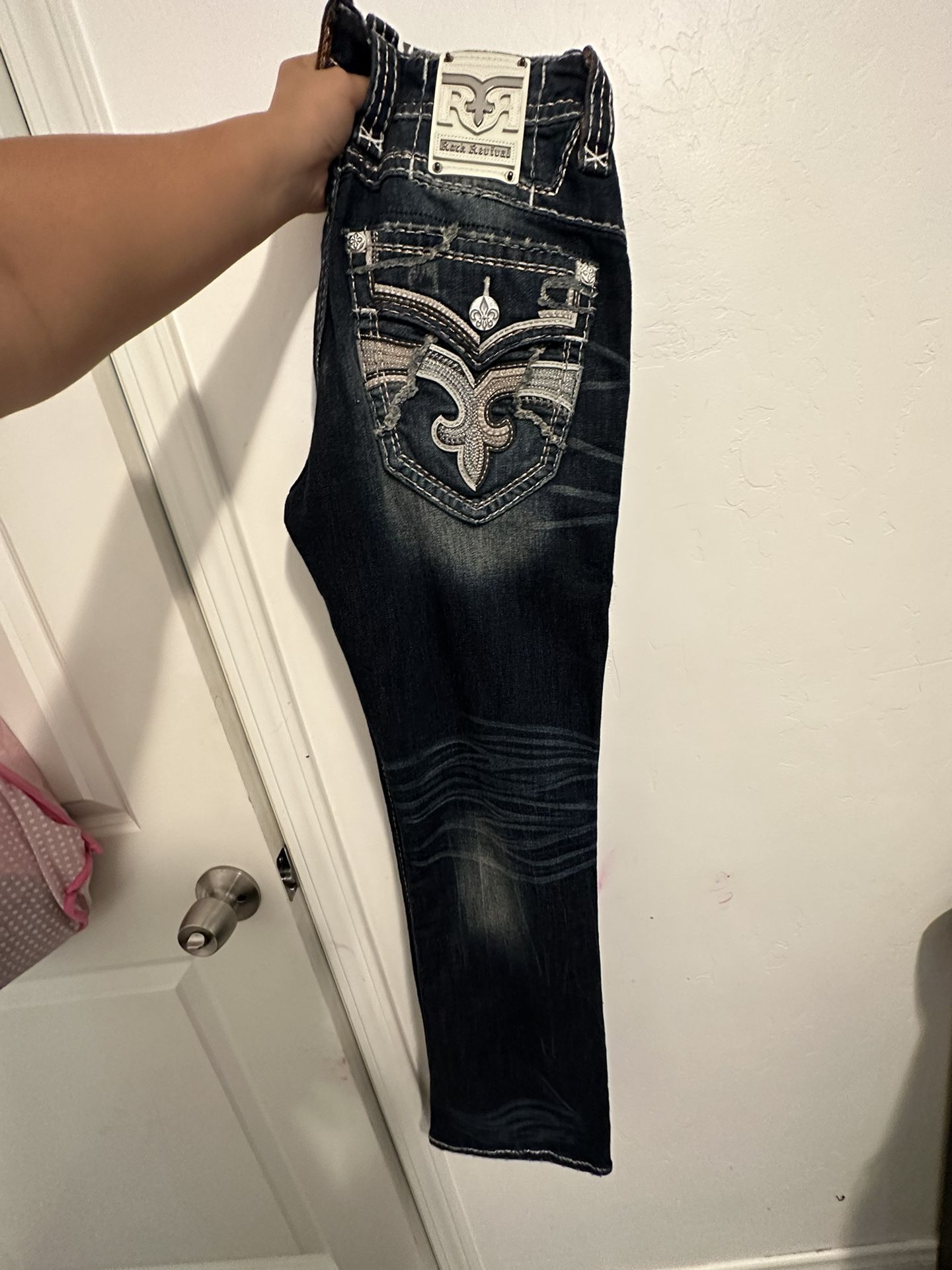 Rock revival flared jeans