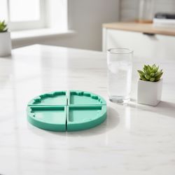 Set Of 4 Geode Resin Coasters 