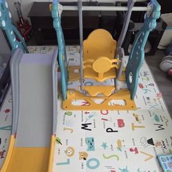 Toddlers Swing And Slide Set