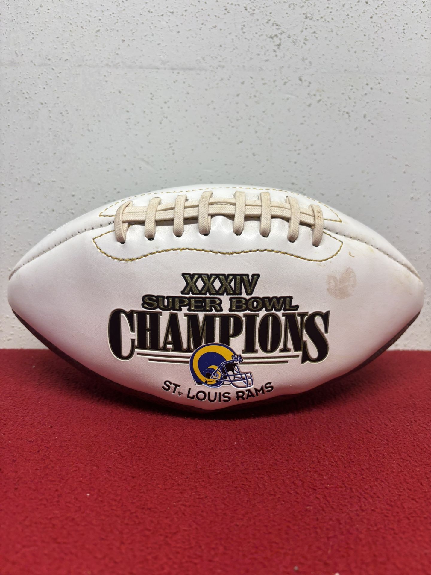 St. Louis Rams Super Bowl XXXIV Commemorative Championship Football