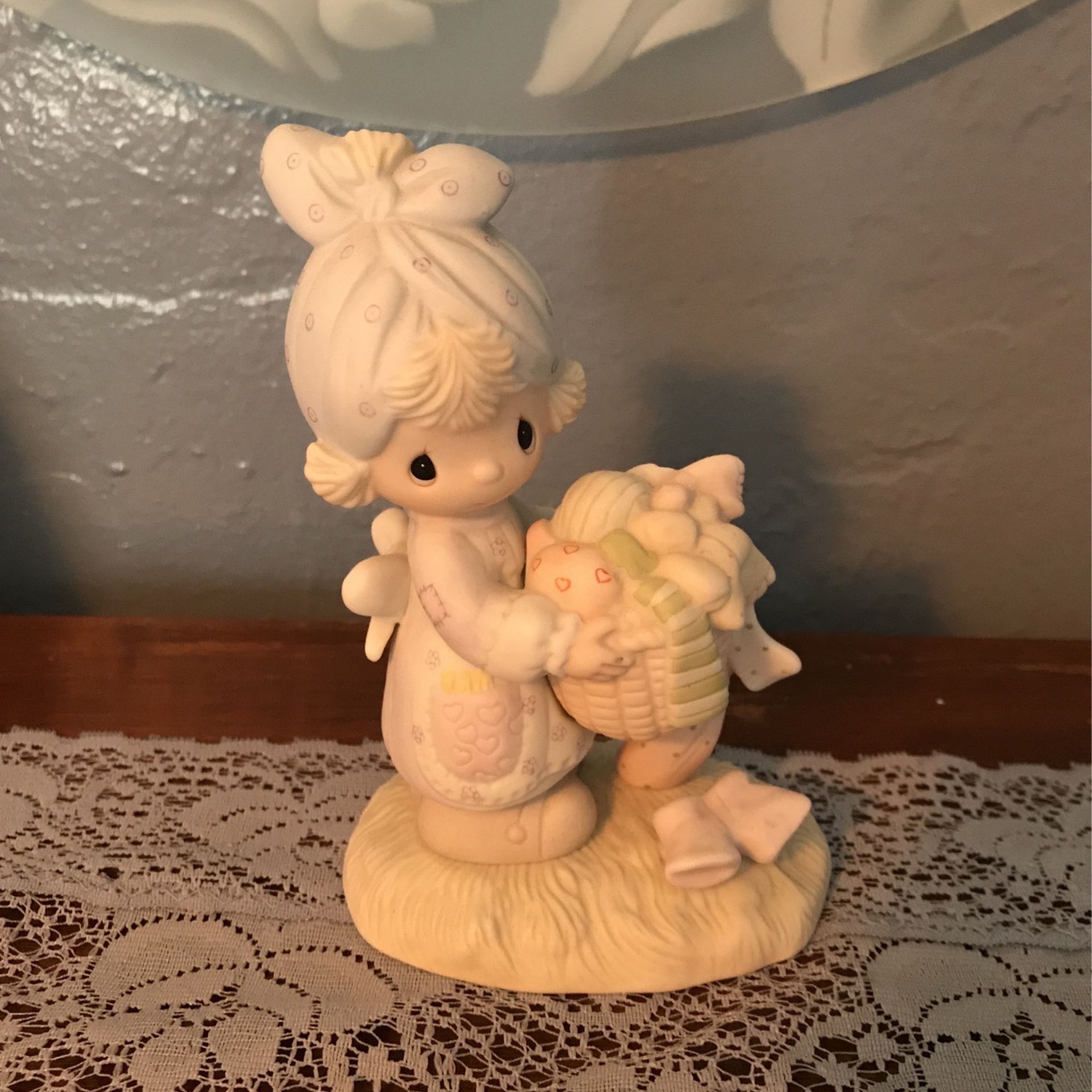 Precious moments – titled be not weary in Well Doing