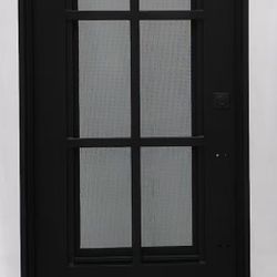 Wrought Iron Door With Openable Window 36x96
