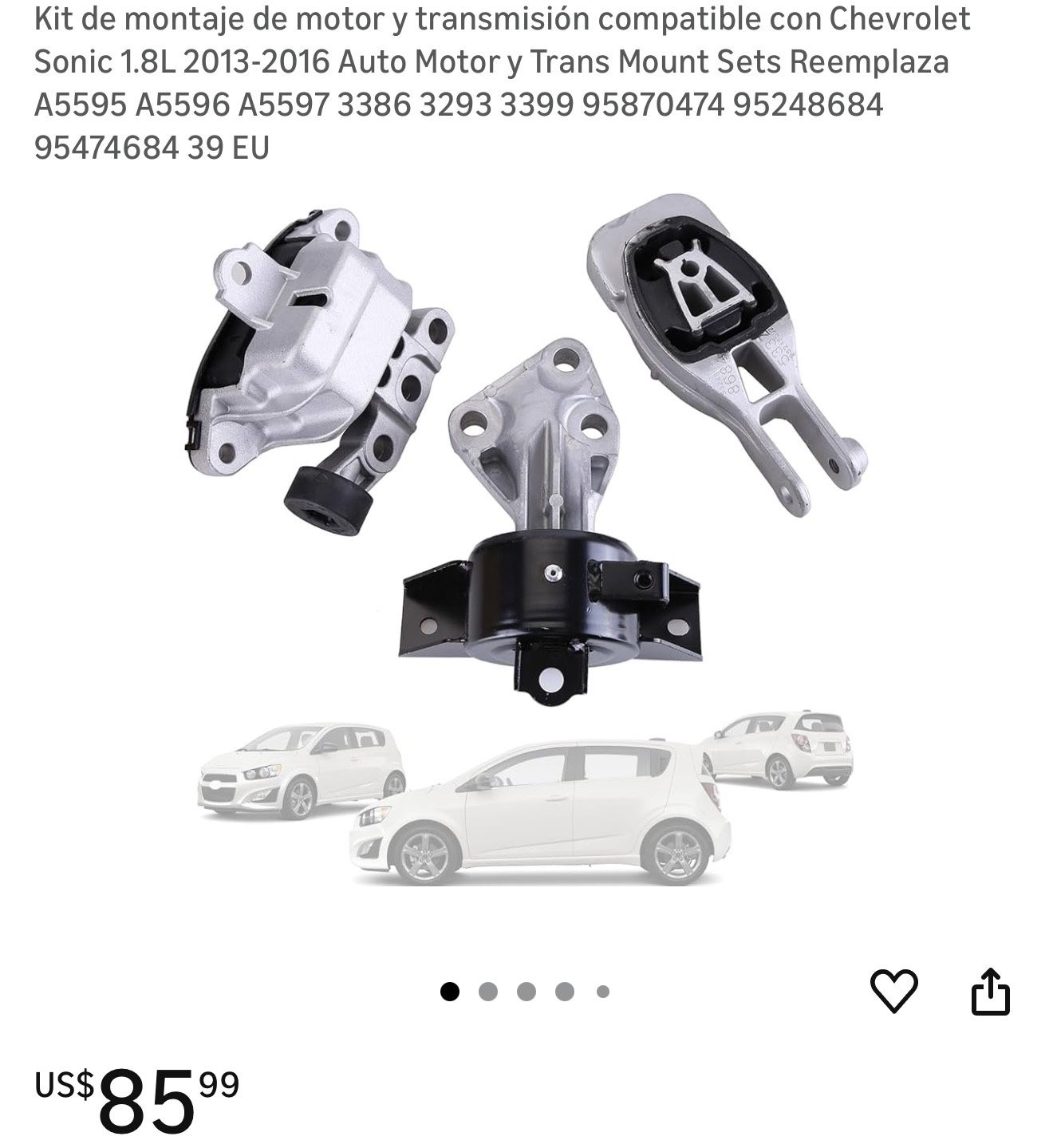 Engine Motor ,Transmission Mount Bracket and Water Pump