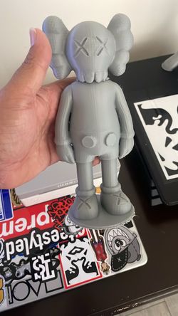 KAWS Companion Figure Gray 3D Print