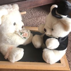 Bride And Groom Teddy Bears 
